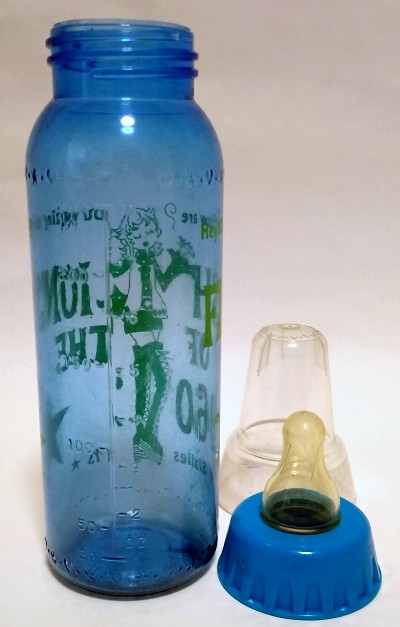 60年代ガールズデザインファンシー文具＊哺乳瓶型ペンケース